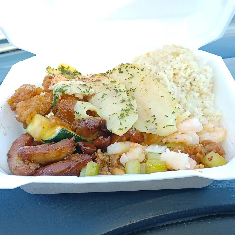 Steamed Rice Seafood